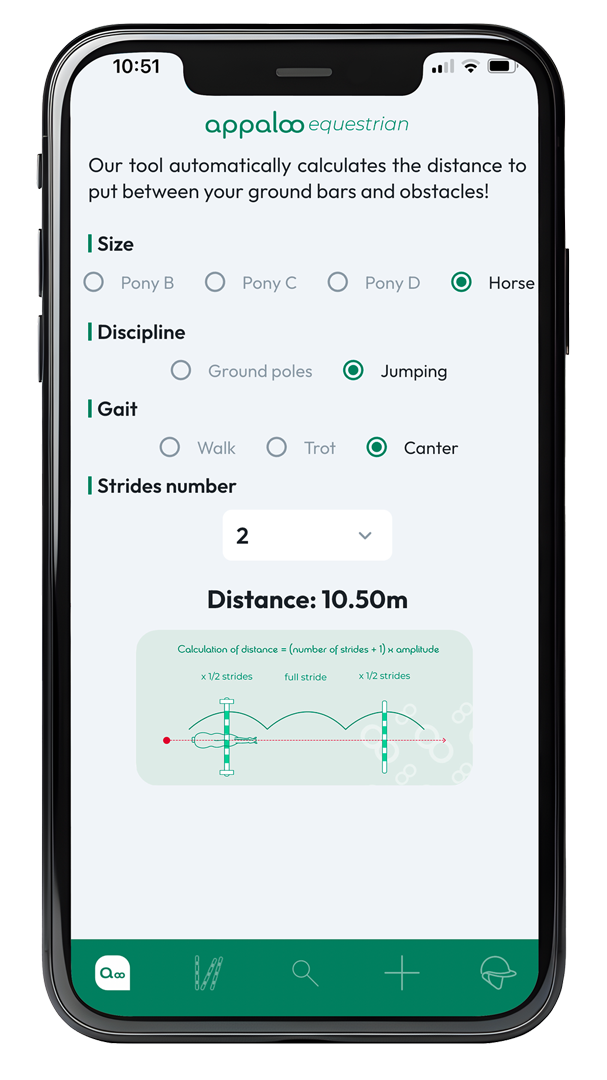 The distance calculator between two fences
